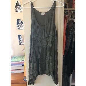 Free People Voile and Lace Trapeze Slip
